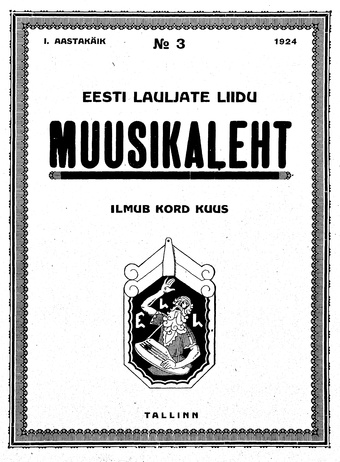 Muusikaleht ; 3 1924