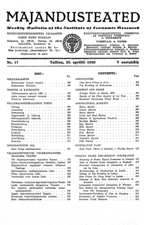 Majandusteated ; 17 1939-04-25
