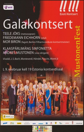 Galakontsert : Teele Jõks, Friedemann Eichhorn, Mor Biron