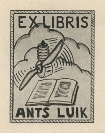 Ex libris Ants Luik 