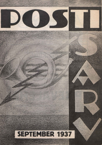 Postisarv : Posti-, telegraafi-, telefoni- ja raadioteenijate ajakiri ; 9 (50) 1937-09-29