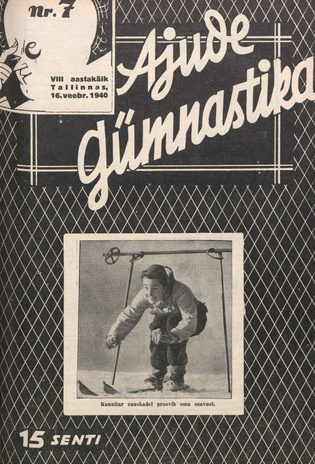 Ajude Gümnastika : ristsõnamõistatuste ajakiri ; 7 1940-02-16