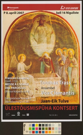 Ülestõusmispüha kontsert : Toomas Trass, Vox Clamantis 