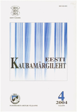 Eesti Kaubamärgileht ; 4 2004-04