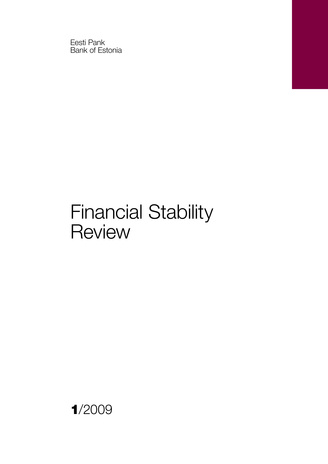 Financial stability review ; 1/2 2009