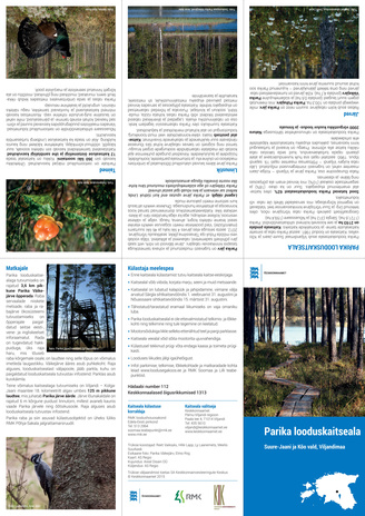 Parika looduskaitseala : Suure-Jaani vald ja  Kõo vald, Viljandimaa 