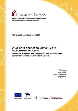 What is the role of education in the recruitment process?