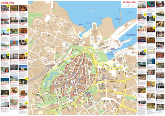 Tallinn : carte de la ville