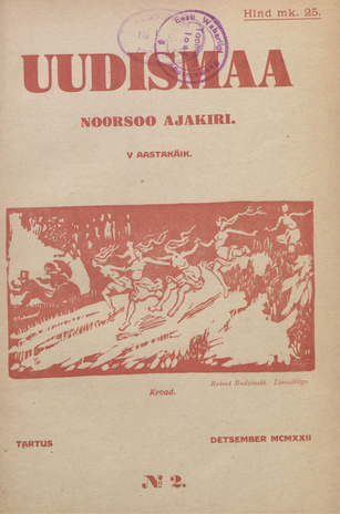 Uudismaa ; 2 1922-12