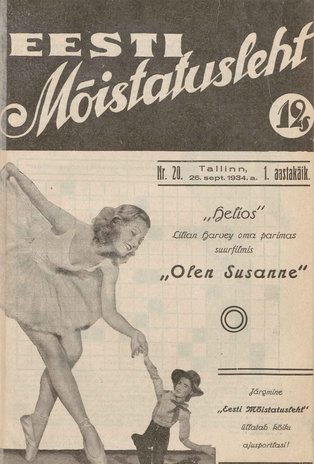 Eesti Mõistatusleht ; 20 1934-09-26