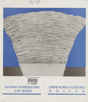 Lääne-Norra kunstnike näitus : Tallinna Kunstisalong 21.09. - 09.10.1990 