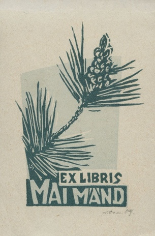 Ex libris Mai Mänd 