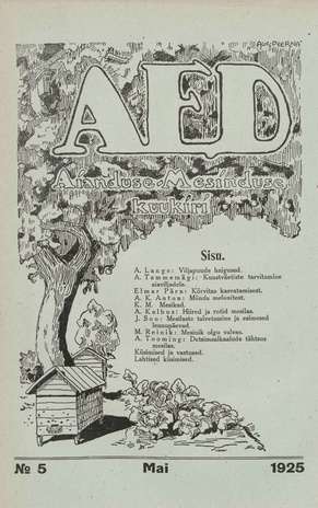 Aed : aianduse ajakiri ; 5 1925-05