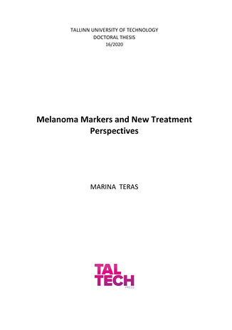 Melanoma markers and new treatment perspectives = Melanoomi markerid ja uued raviperspektiivid 