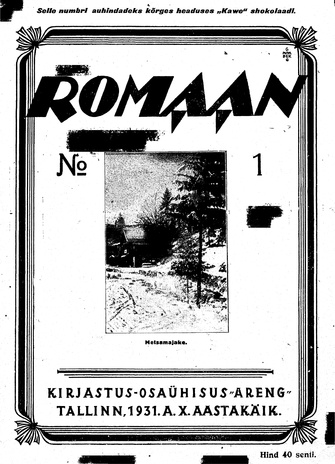 Romaan ; 1 (211) 1931-01