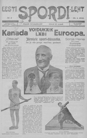 Eesti Spordileht ; 4 1932-01-26