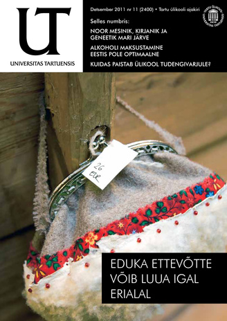 Universitas Tartuensis : UT : Tartu Ülikooli ajakiri ; 11 2011-12