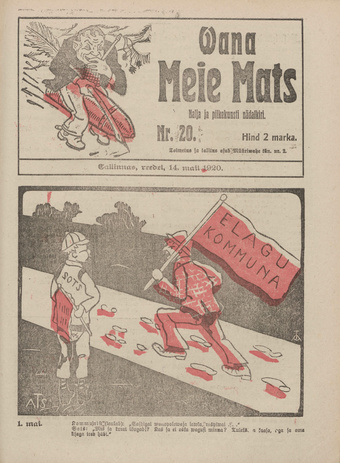 Vana Meie Mats : nalja- ja pilkekunsti nädalkiri ; 20 1920-05-14