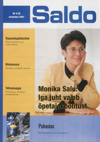 Saldo : äriklassi ajakiri ; 4 (4) 2001-11