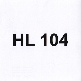HL 104 : Eesti Muusikafondi heliarhiiv