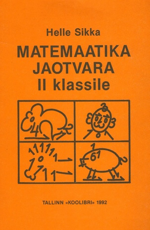 Matemaatika jaotvara II klassile 