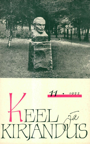 Keel ja Kirjandus ; 11 1972-11