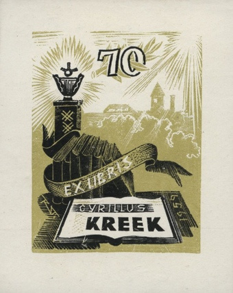 Ex libris Cyrillus Kreek 70