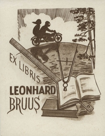 Ex libris Leonhard Bruus 