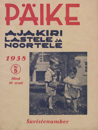 Päike : ajakiri lastele ja noortele ; 5 1938-05