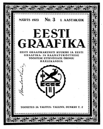 Eesti Graafika ; 3 1923-03