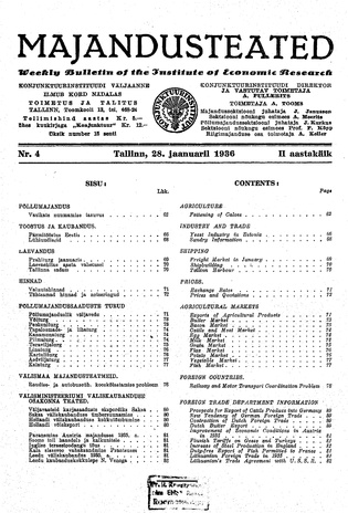 Majandusteated ; 4 1936-01-28