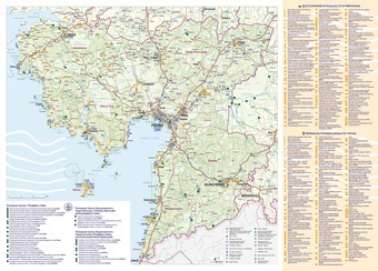 Карта Пярнуского уезда = Karte Pērnavas novada
