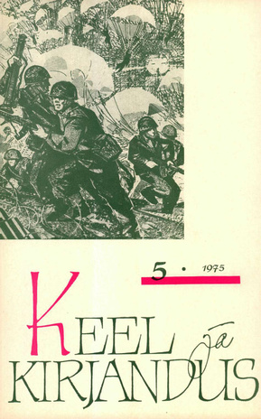 Keel ja Kirjandus ; 5 1975-05