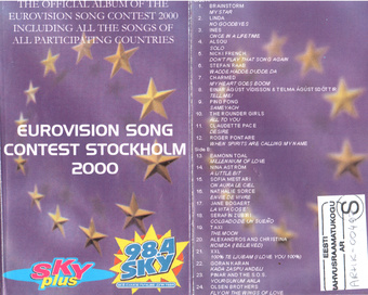 Eurovision song contest Stockholm 2000