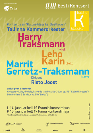 Harry Traksmann, Leho Karin, Marrit Gerretz-Traksmann
