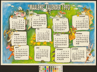 Maalehe kalender 1993