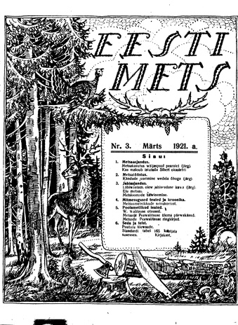 Eesti Mets ; 3 1921