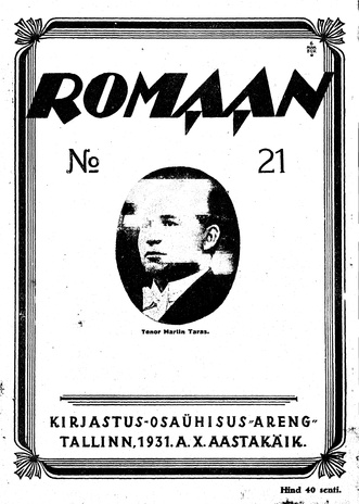 Romaan ; 21 (231) 1931-11