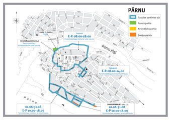 Pärnu : tasuline parkimine 