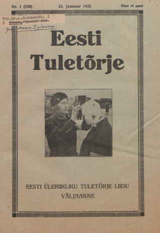 Eesti Tuletõrje : tuletõrje kuukiri ; 1 (120) 1935-01-23