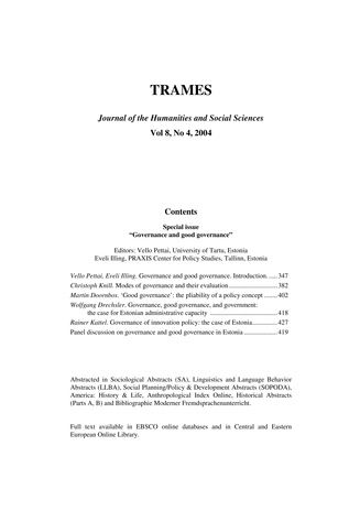 Trames ; 4 Vol 7 (58/53) 2004