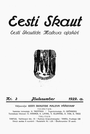 Eesti Skaut ; 3 1929-12