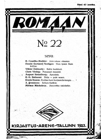 Romaan ; 22 1923