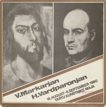 Vladimir Markarjan. Hatšatur Vardparonjan : näitusekataloog 15. august - 8. september 1980 
