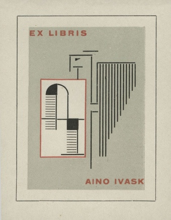 Ex libris Aino Ivask 
