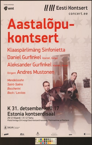 Aastalõpukontsert : Klaaspärlimäng Sinfonietta