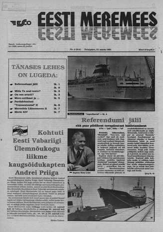 Eesti Meremees ; 4 1991