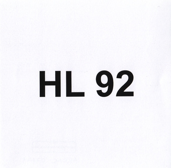 HL 92 : Eesti Muusikafondi heliarhiiv