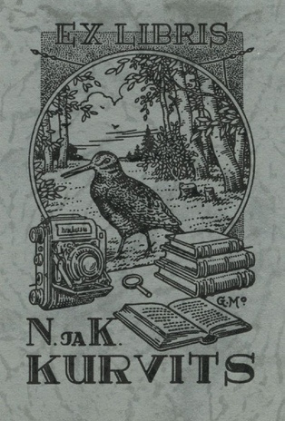 Ex libris N. ja K. Kurvits 