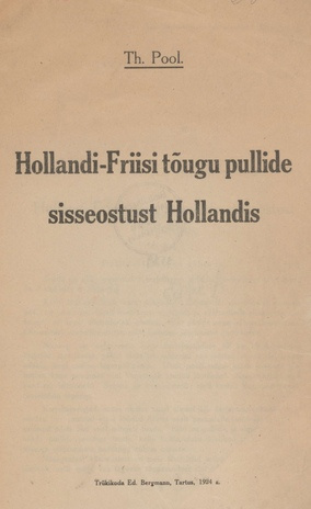 Hollandi-friisi tõugu pullide sisseostust Hollandis